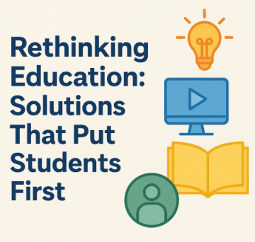 rethinking education sign