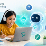 Student using Centric's AI thought Partner